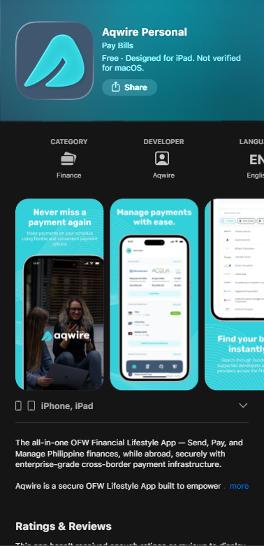 Is Aqwire an app or a website?